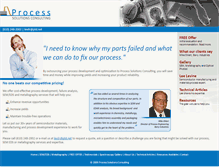 Tablet Screenshot of processsolutionsconsulting.com
